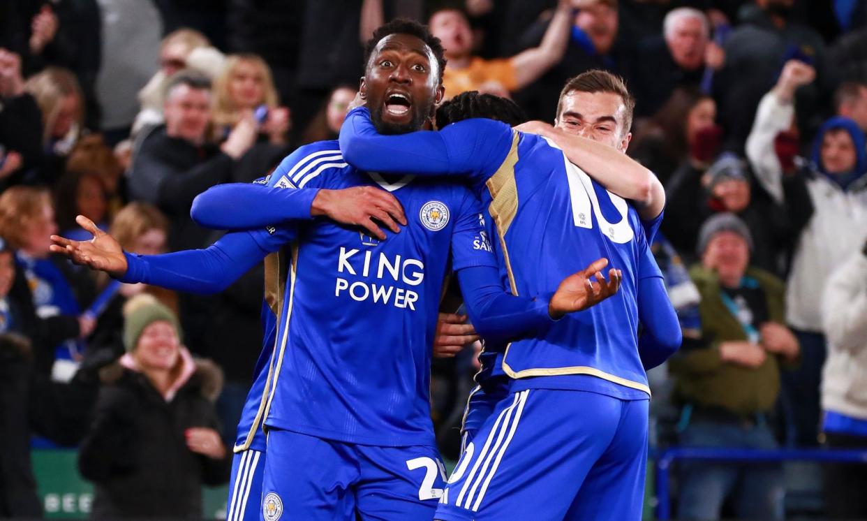 <span>Leicester City have returned to the top flight after a season that flitted between collapse and catharsis.</span><span>Photograph: Ryan Crockett/Every Second Media/REX/Shutterstock</span>
