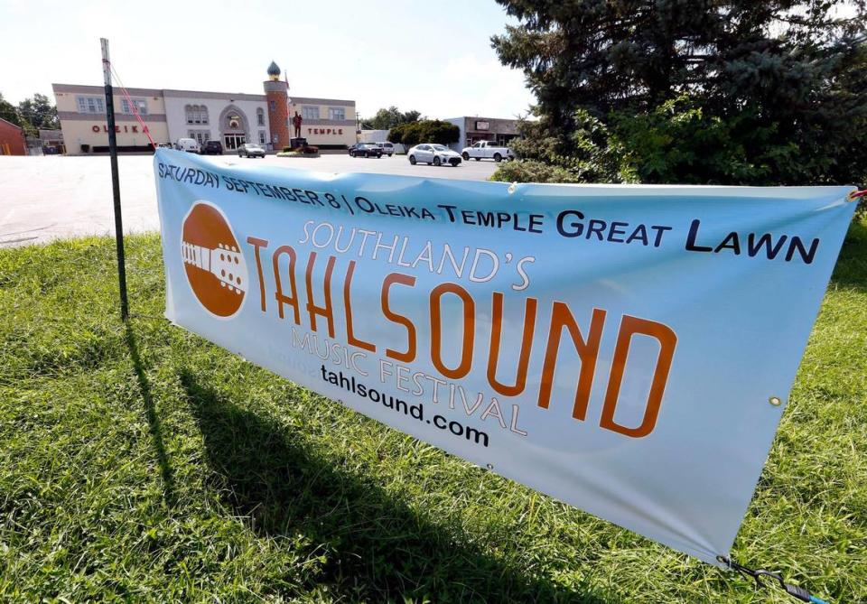 The Tahlsound Concert Series takes place on the Great Lawn located behind the Temple.