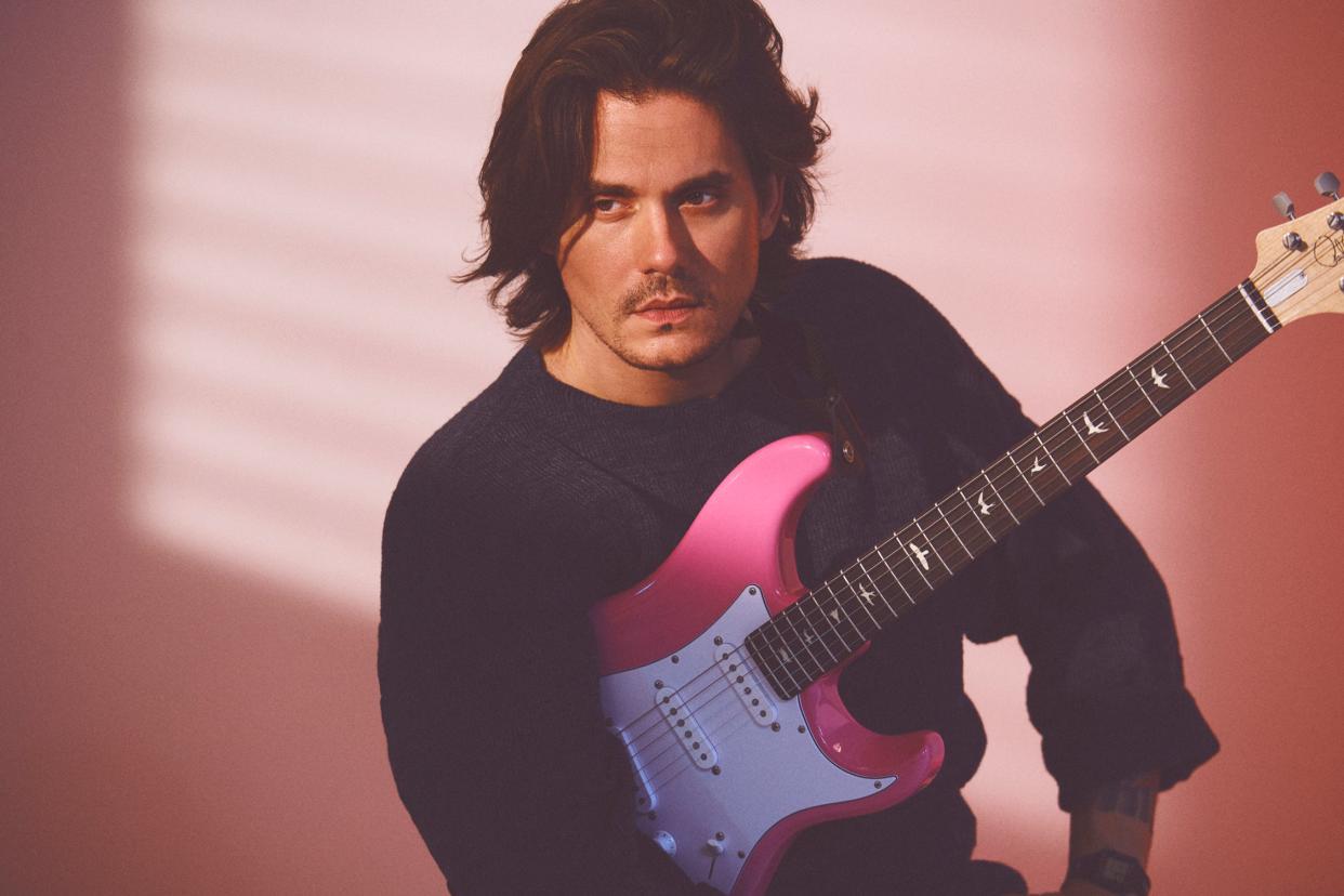 John Mayer in a promo shot for his new Eighties-influenced album, ‘Sob Rock’ (Press)