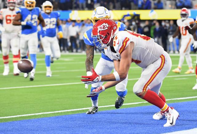 Chiefs beat Chargers in overtime on two late Travis Kelce