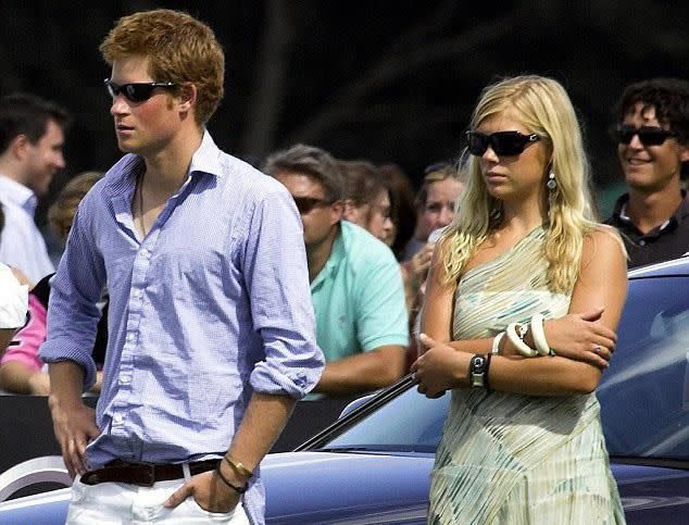 Chelsy with Prince Harry. Photo: Getty Images.