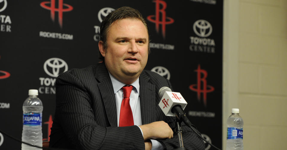 The 76ers reportedly tried and failed to lure Daryl Morey from the Rockets to be their new general manager. (Getty)