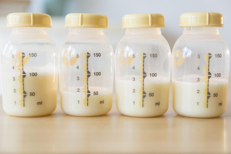 The mom attributed the change in color to an immune response to her daughter's vaccinations, but experts say that's not true, explaining how it's natural for breastmilk to change colors throughout the day. 