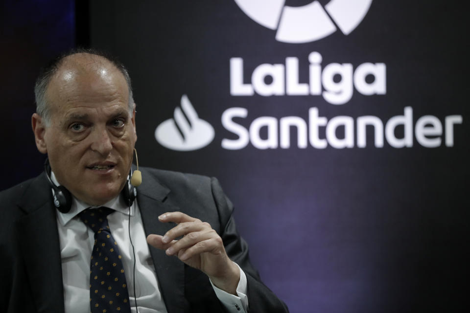 Javier Tebas, presidente de La Liga. (Foto: Burak Akbulut / Anadolu Agency / Getty Images).