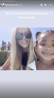 In 2022, Khloé Kardashian made an Instagram story post about her daughter True's first trip to Disneyland — inadvertently confirming a viral theory that, several months prior, her sister Kim had photoshopped True over their niece, Stormi, in Instagram pictures from her Disney trip.