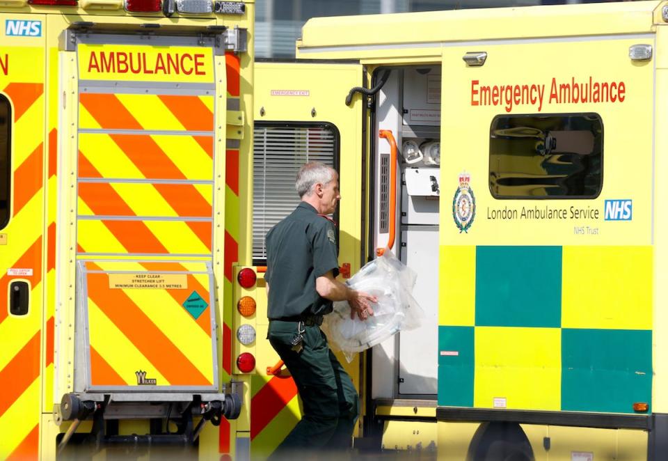 UK ambulance NHS coronavirus
