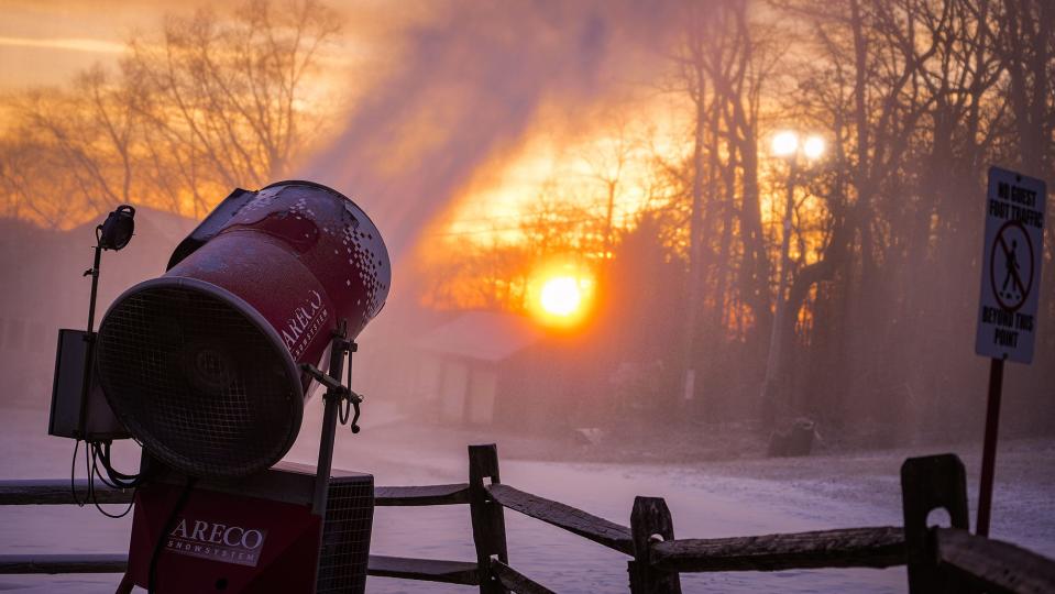 Snowmaking begins at Roundtop Mountain Resort for the 2023-24 season.