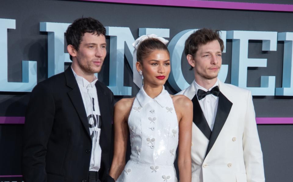  Josh O'Connor, Zendaya, and Mike Faist attend the UK premiere of Challengers