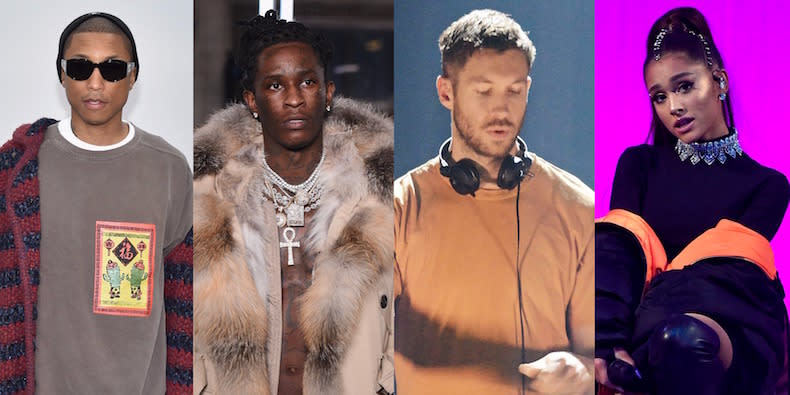 Young Thug, Ariana Grande, Pharrell Feature on New Calvin Harris Song “Heatstroke”