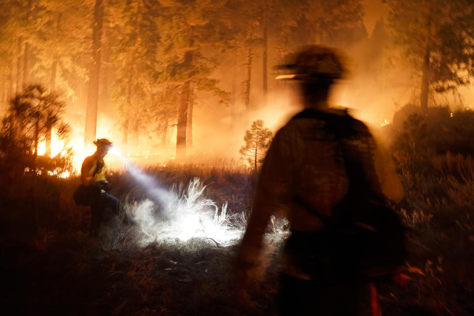 Two firefighters 