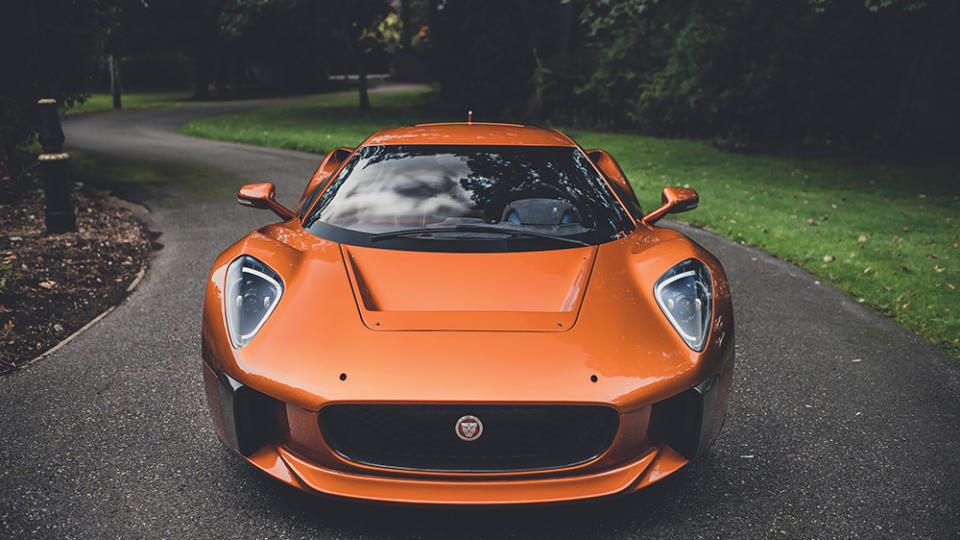 The 2015 Jaguar C-X75 used in the filming of 'Spectre'