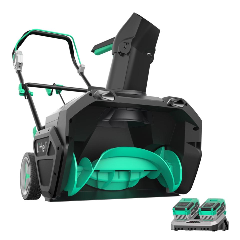 <p><a href="https://go.redirectingat.com?id=74968X1596630&url=https%3A%2F%2Fwww.walmart.com%2Fip%2FLitheli-Cordless-Snow-Blower-2x20V-40V-20-Inch-Snow-Thrower-with-Brushless-Motor-Electric-Snow-Remove-Machine-2-x4-0-Ah-Batteries-Charger%2F561622524&sref=https%3A%2F%2F" rel="nofollow noopener" target="_blank" data-ylk="slk:Shop Now;elm:context_link;itc:0;sec:content-canvas" class="link ">Shop Now</a></p><p>20V 20-In. Cordless Snow Blower</p><p>walmart.com</p><p>$249.99</p>