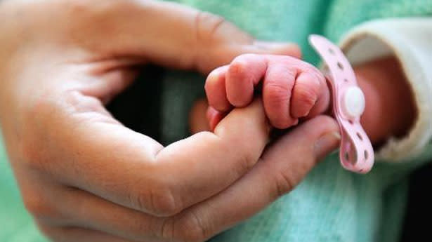 The baby was born in the fifth month of pregnancy and weighed one kilogramme. ― AFP pic