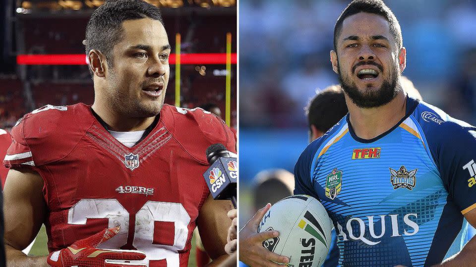 Jarryd Hayne was playing for the San Francisco 49ers at the time of the allegations.