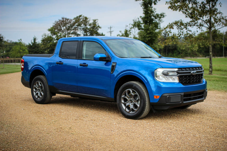 The 2022 Ford Maverick is a compact truck light on capability and chock