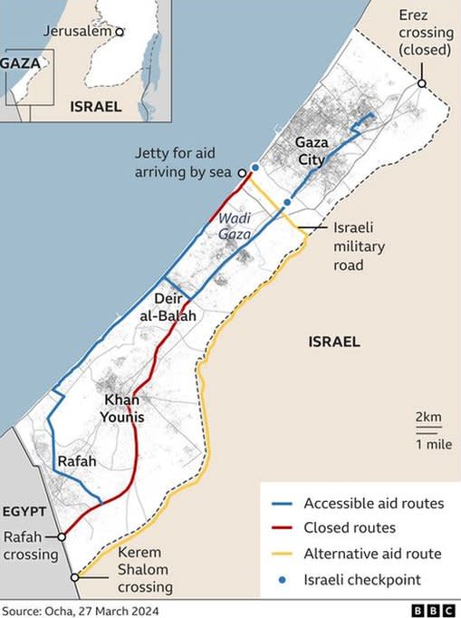 Map of Gaza