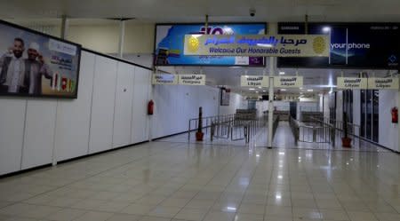 The interior of Mitiga airport is seen empty following clashes, in Tripoli, Libya, January 15, 2018. REUTERS/Ismail Zitouny