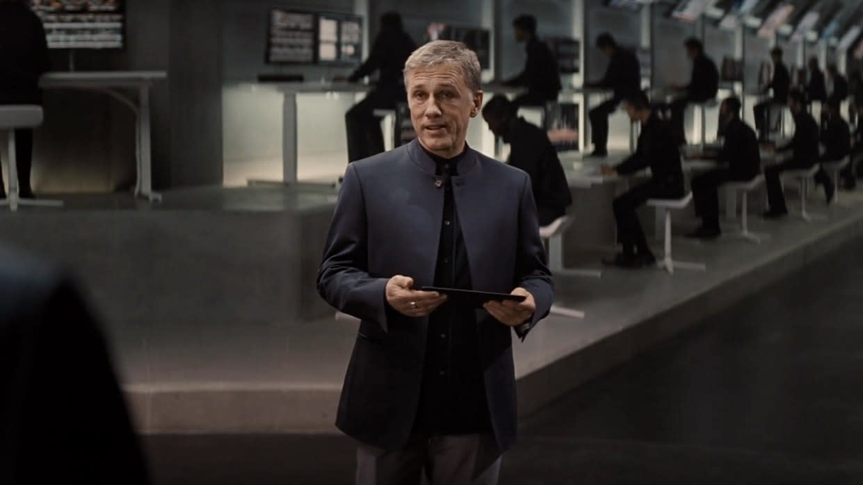 Christoph Waltz as Blofeld in Spectre (Credit: MGM/Columbia)