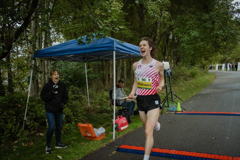 Henry Williams finishes his second-ever marathon in New York on Sunday, Oct. 15 — with a sizzling time of 2:17 — qualifying him for the 2024 U.S. Olympic Marathon Trials in Orlando in February.