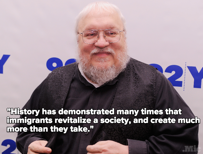 George RR Martin Has a Message for Everyone Who Has a Problem With Syrian Refugees 