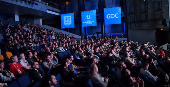 The Epic Games event at GDC 2019.