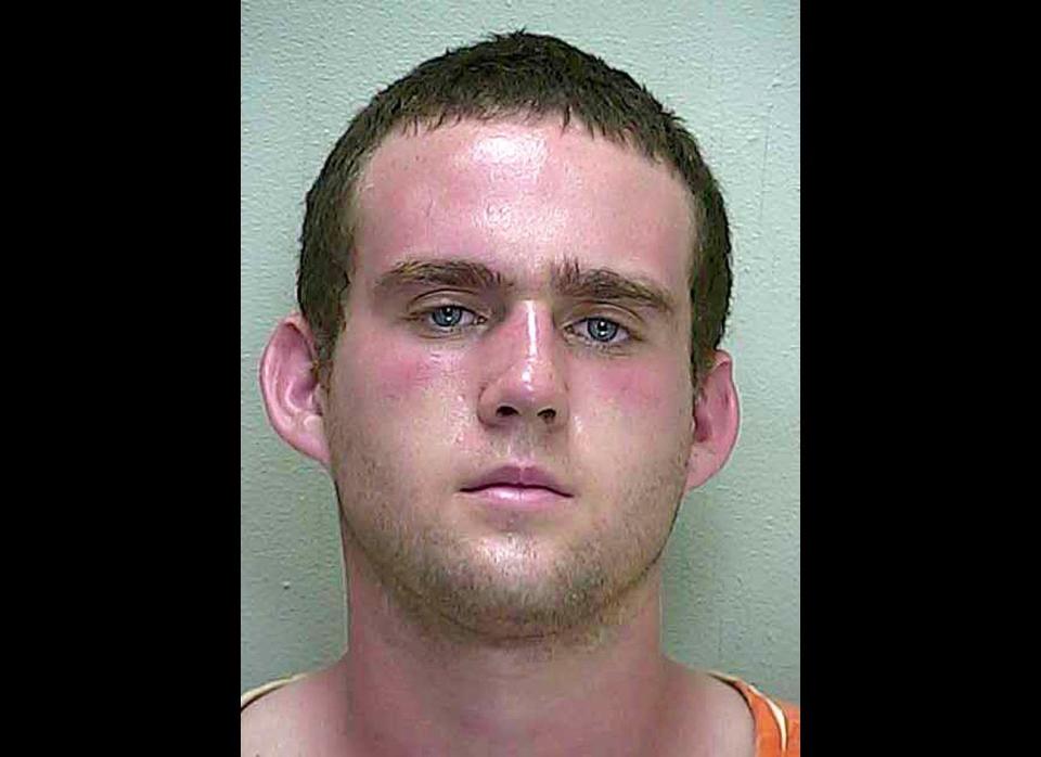 Police in Ocala, Fla., say they have arrested a man who stole a truck loaded with 338 boxes of Krispy Kreme doughnuts. Randall Travis Roberts, 20, has been charged with grand theft auto for allegedly stealing the doughnut truck. Investigators recovered about 10 grams of marijuana from inside the vehicle. Roberts insisted the pot wasn't his, but investigators were willing to bet dollars to doughnuts that it was -- hitting him with an additional marijuana possession charge. 