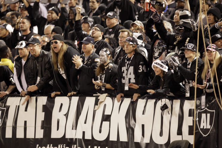 Why shouldn't these fans have a say on a Raiders roster spot? (AP) 