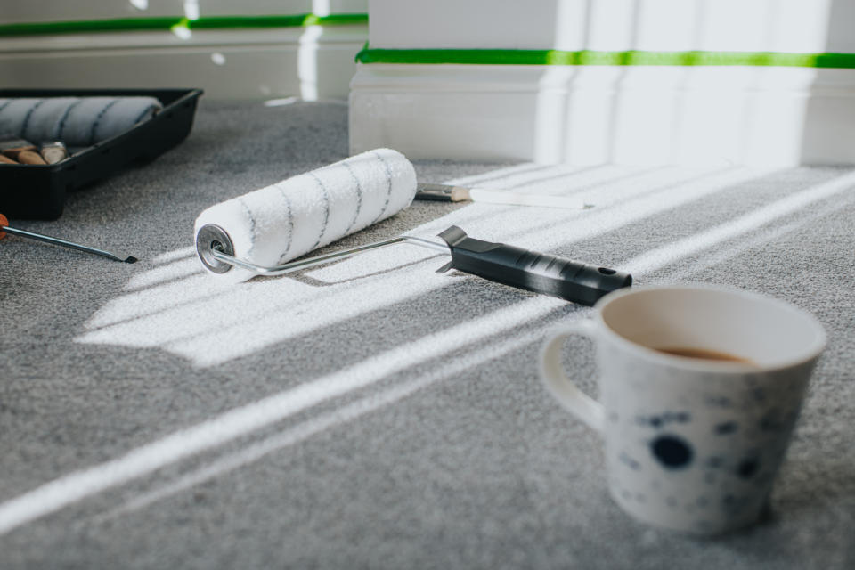 Carpet spillages are a real decorating risk. (Getty Images)