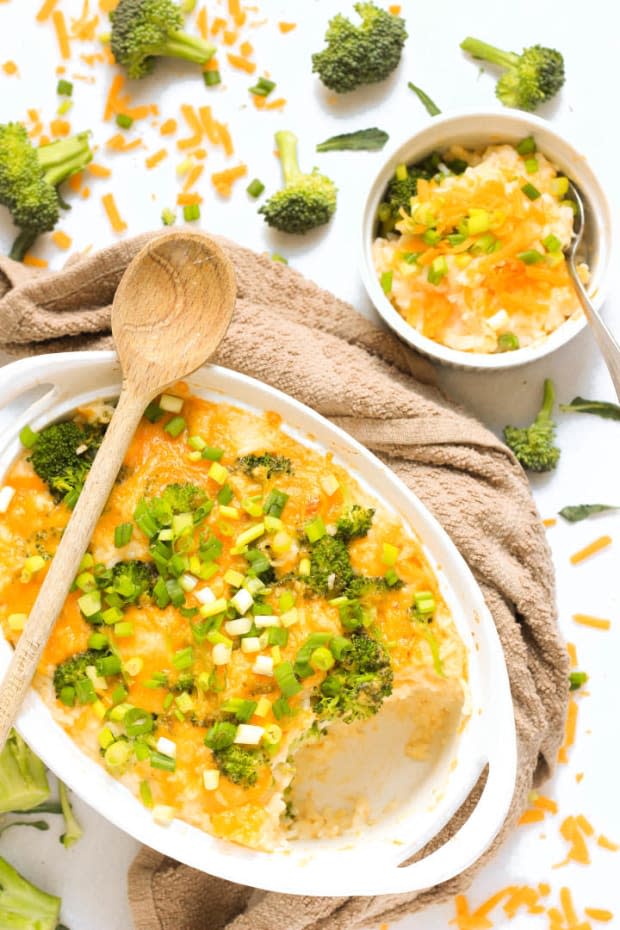 <p><a href="https://www.dishbydish.net/broccoli-cheddar-and-rice-casserole/" rel="nofollow noopener" target="_blank" data-ylk="slk:Dish by Dish;elm:context_link;itc:0;sec:content-canvas" class="link ">Dish by Dish</a></p>