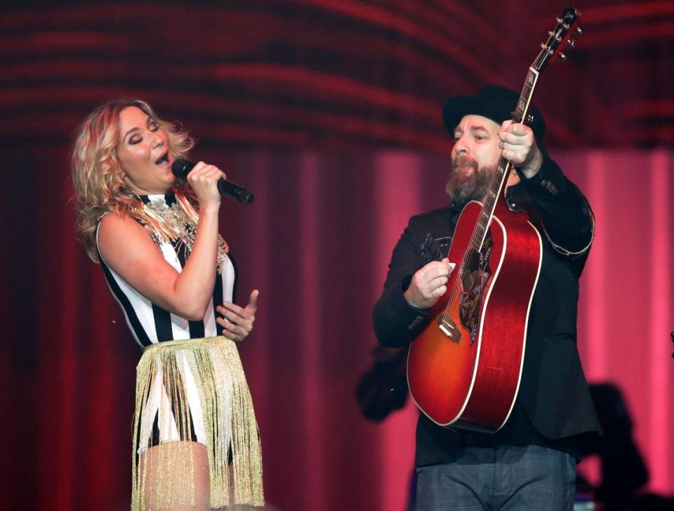 Sugarland performs at the Resch Center in Ashwaubenon, Wis., in 2018.