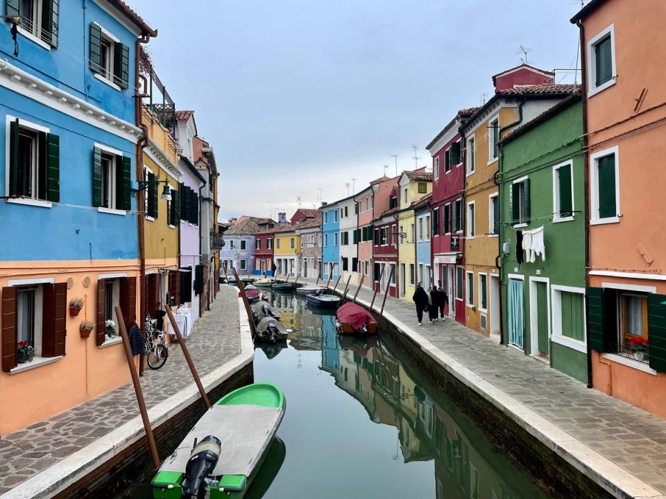 The colourful houses on the island of Burano (Annabel Grossman)