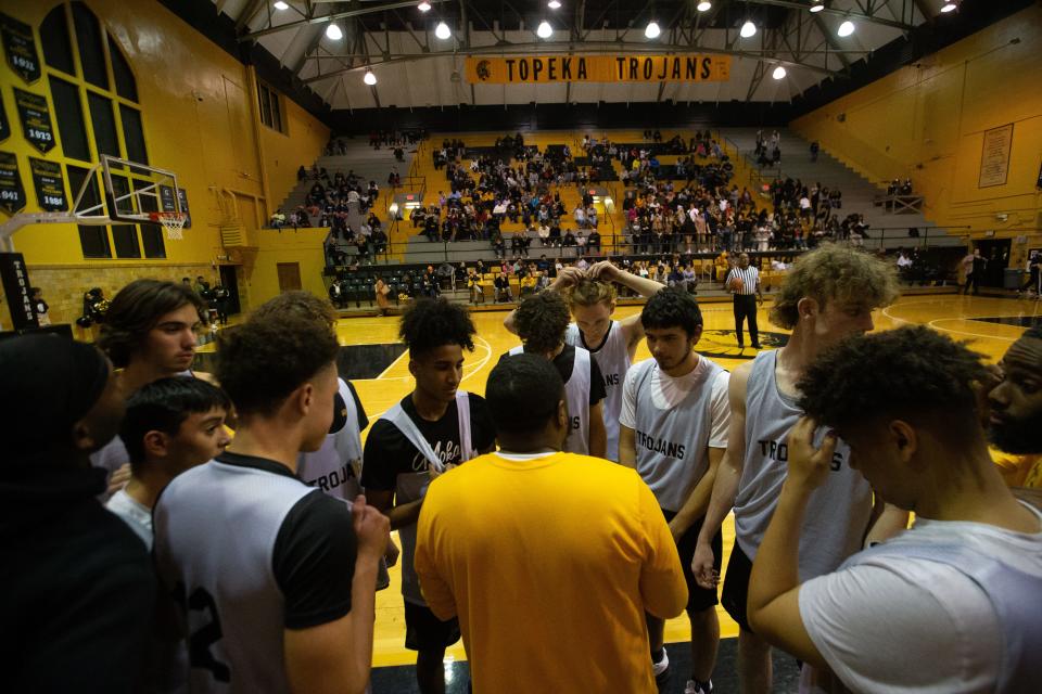 The Topeka High basketball programs talked in the days following the incident on Dec. 3 about how to deal with circumstances moving forward.