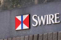 Logo of Swire Group is seen in Hong Kong