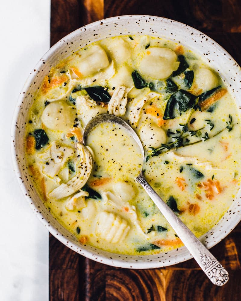 Copycat Olive Garden Chicken Gnocchi Soup