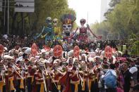 <p>CIUDAD DE MÉXICO Traditions/Tradiciones-Día de Muertos.- Aspectos del Desfile del Día de Muertos, 28 de octubre de 2017. Foto: Agencia EL UNIVERSAL/Alonso Romero/JMA </p>