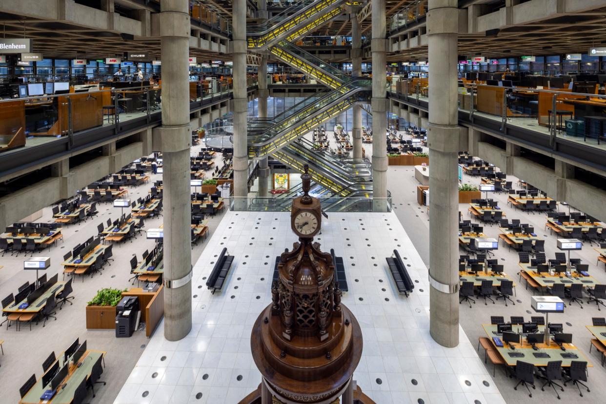 The Underwriting Room at Lloyd's of London