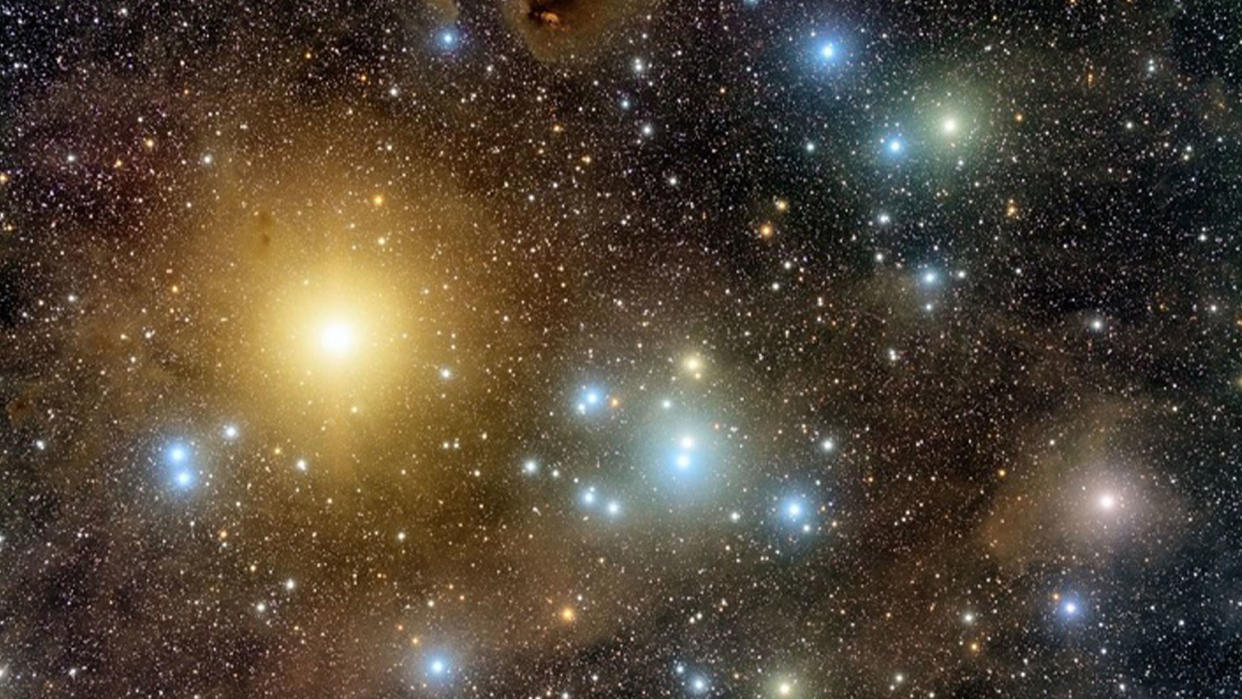  Image of the Hyades star cluster. 