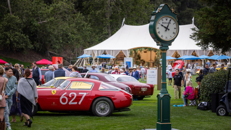 The Great Ferraris category on display the Quail, a Motorsports Gathering 2023.