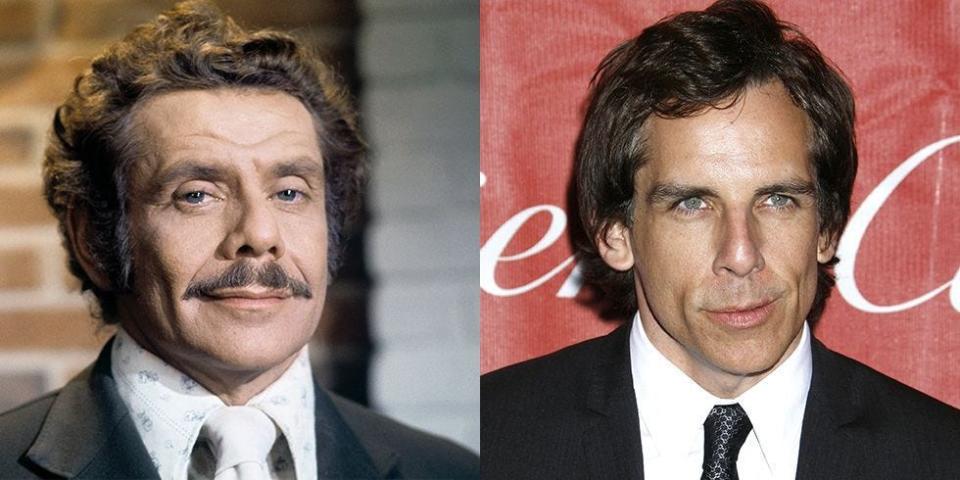 Jerry Stiller and Ben Stiller at 44