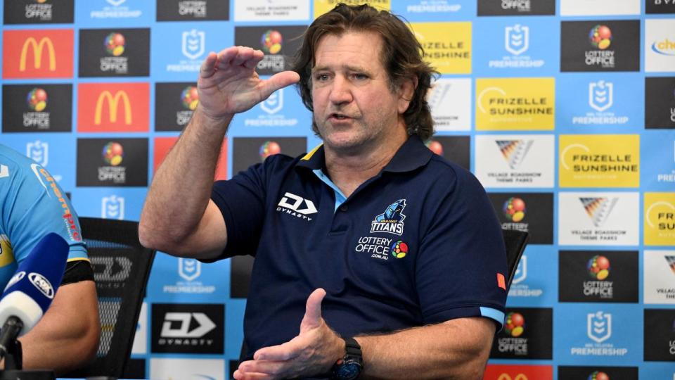 Titans coach Des Hasler.