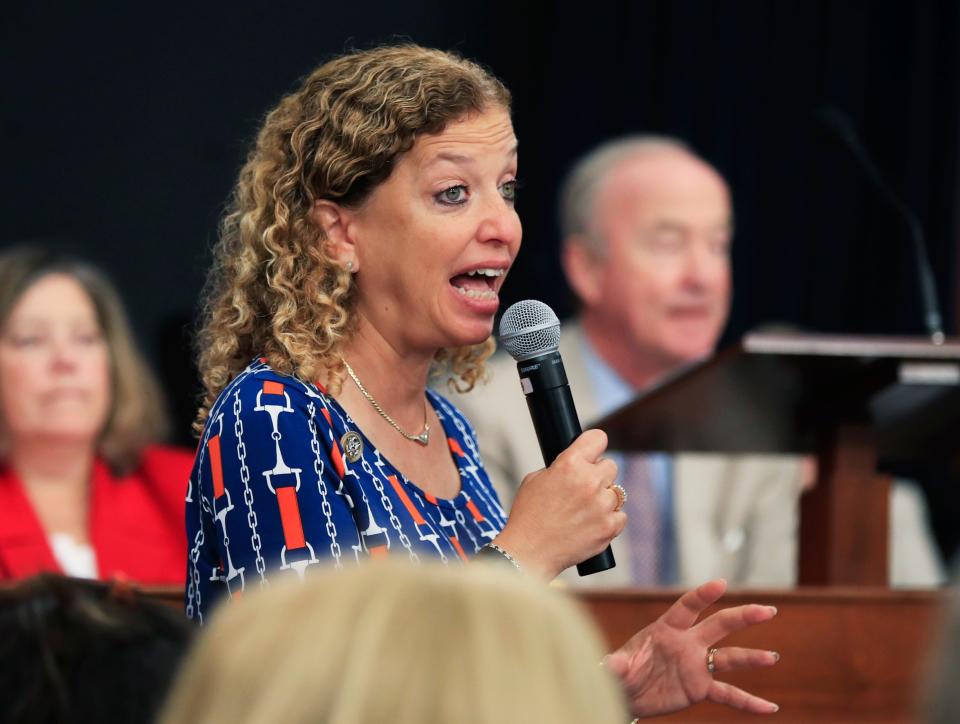Rep. Debbie Wasserman Schultz, D-Fla., is the first Jewish woman to represent Florida in the Unites States Congress.