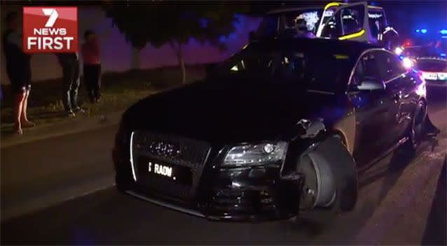 The man's Audi. Source: 7News