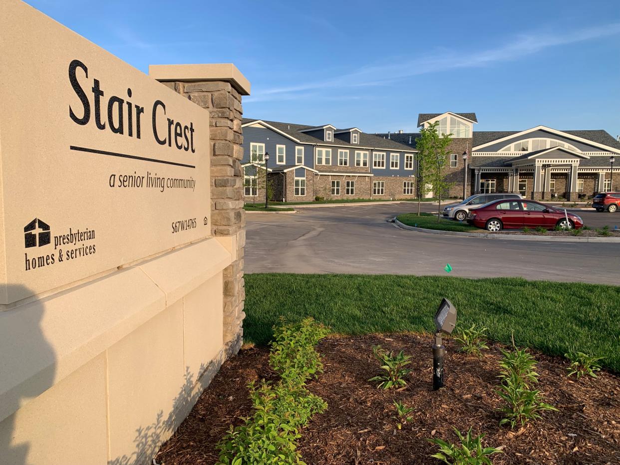 Stair Crest senior living community in Muskego has begun welcoming its first residents. The complex was built on the redeveloped site of the former Tess Corners Elementary School, which closed in 2018.