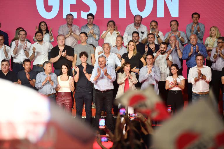 Acto de la UCR en homenaje a Alfonsín