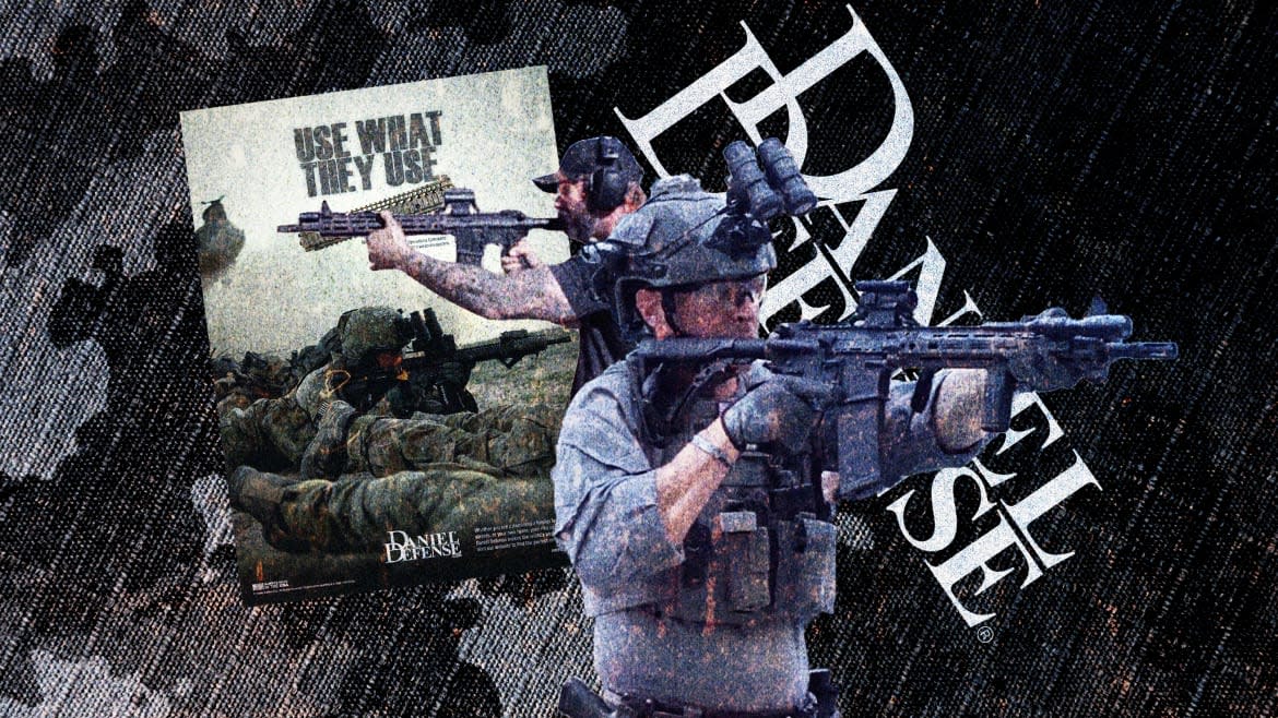 Photo Illustration by Thomas Levinson/The Daily Beast/Getty/Daniel Defense