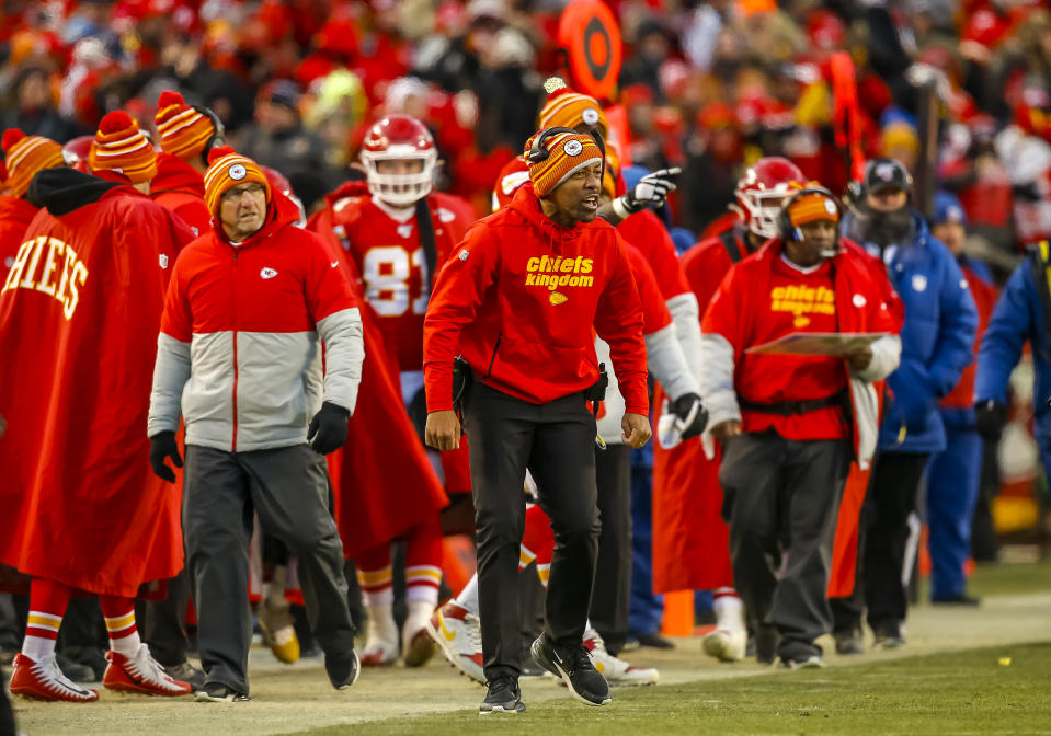 Greg Lewis with the Chiefs.