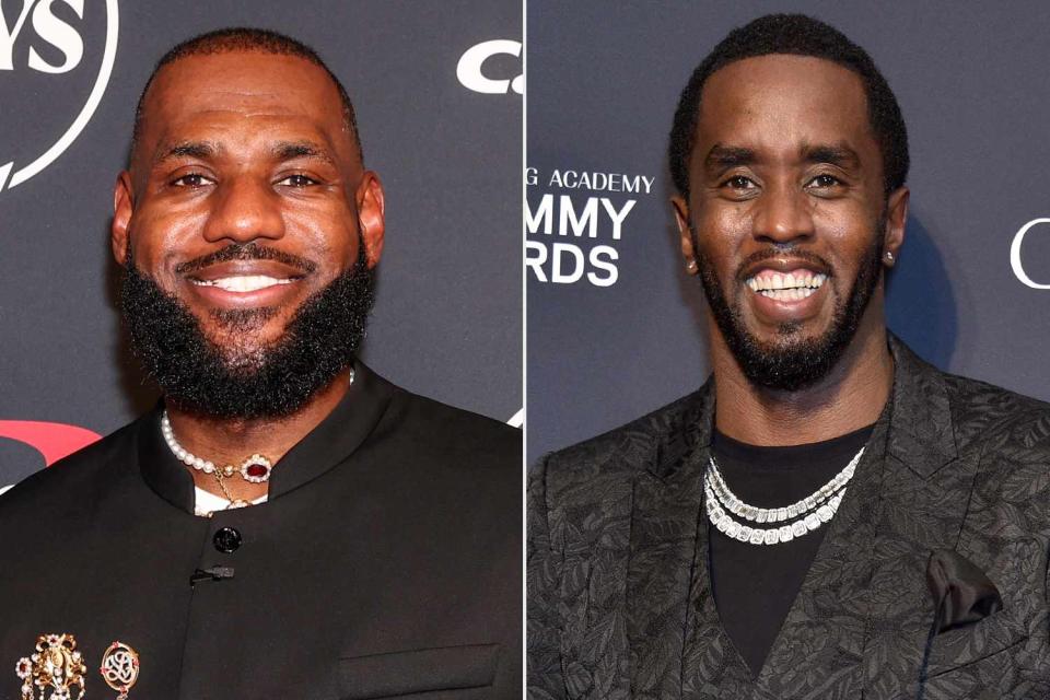 <p>Christopher Polk/Variety via Getty; Gregg DeGuire/Getty</p> LeBron James gives Sean "Diddy" Combs new album release his seal of approval.