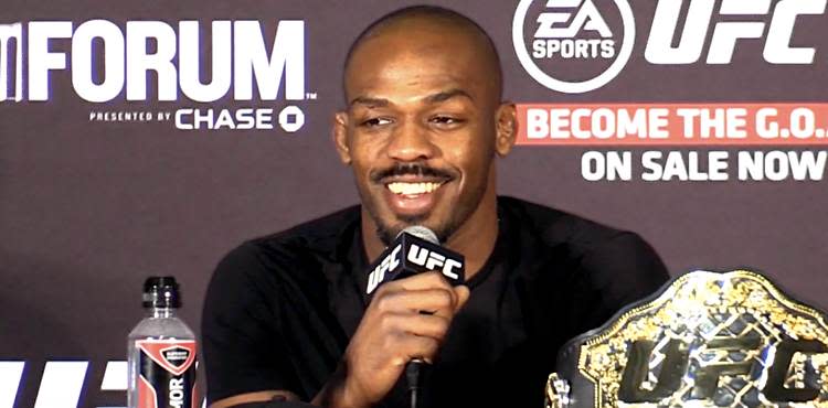 Jon Jones at the UFC 232 post-fight press conference