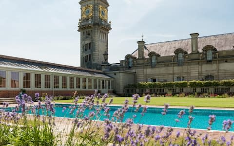 Pool and gardens of Chatsworth House, Derbyshire. - Credit: Lynk Photography