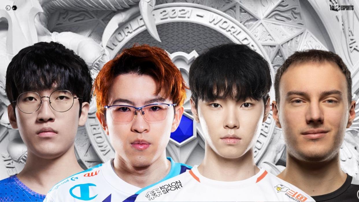 From left to right: LNG Esports' Lee 